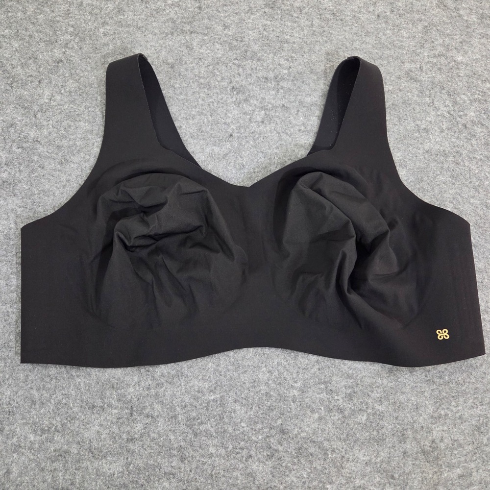 Honeylove CrossOver Bra 2X+ Black Wireless Smoothing Plus Size No Pads